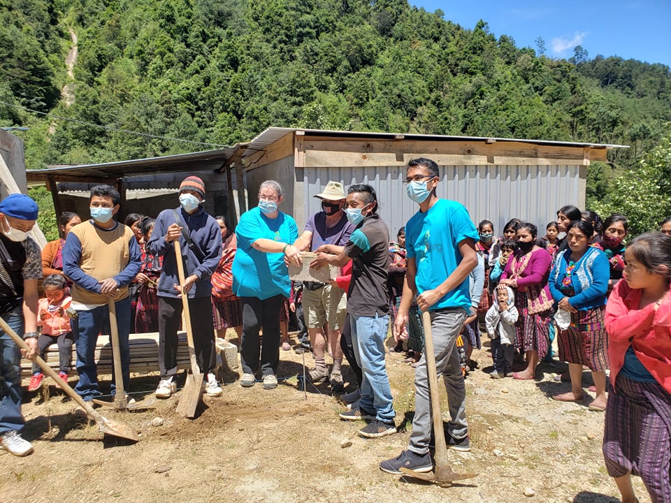 Groundbreaking ceremony for the health clinic in Panimache Quinto Bajo Chichicastenango Quiché Guatemala