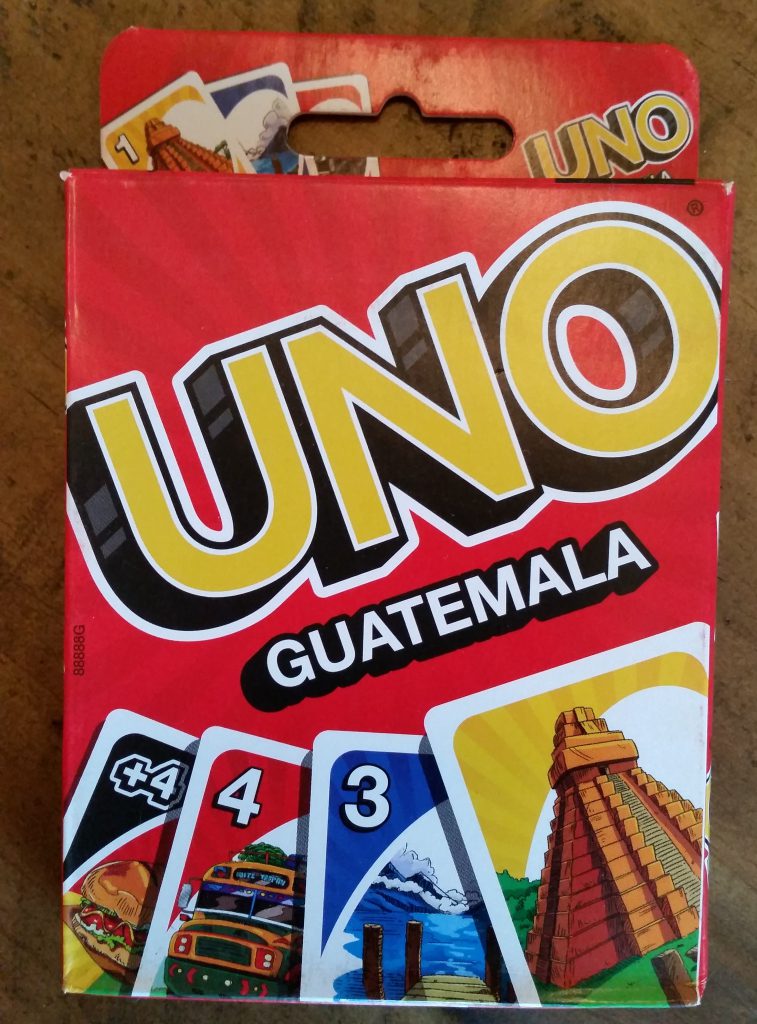 UNO Guatemala card game