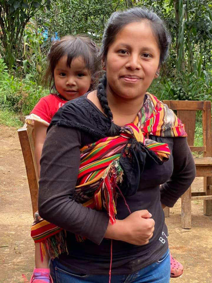 Baby wrap in Guatemala