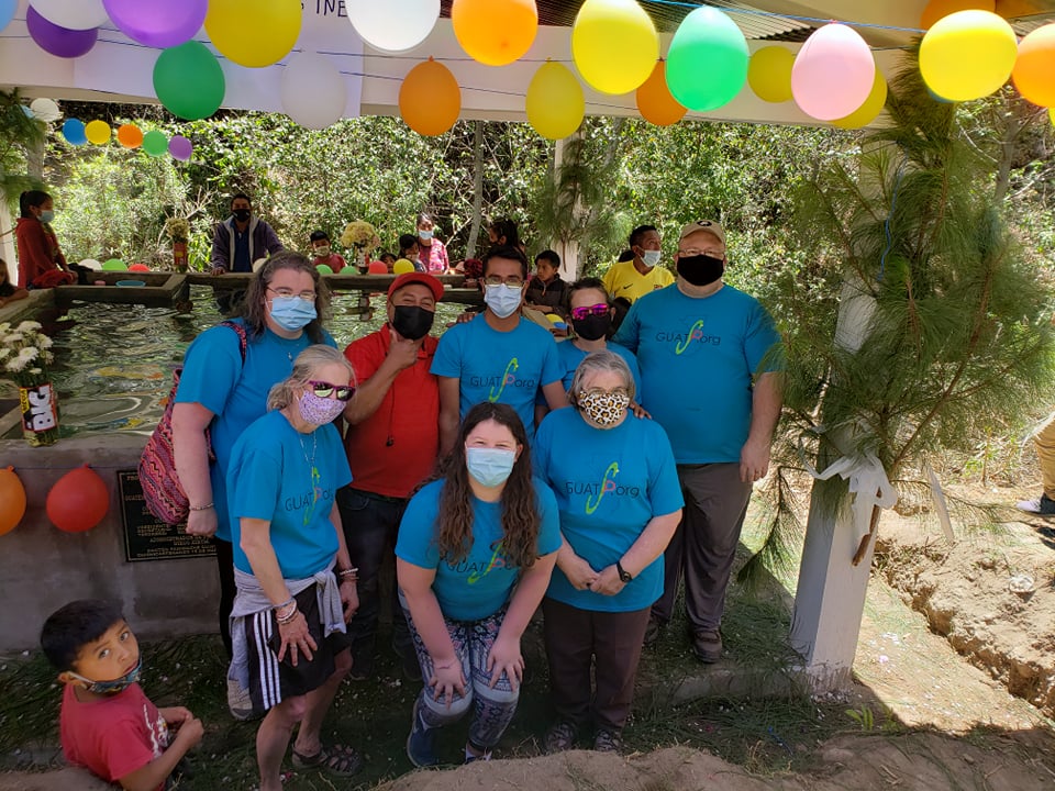 Travel team was present for the grand opening of the potable water project in Panimache Quinto Bajo