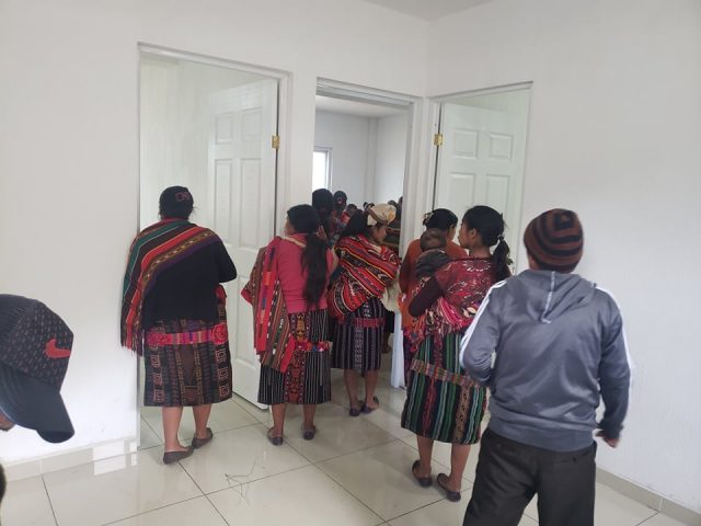 Women from the community were excited to tour the new health clinic!